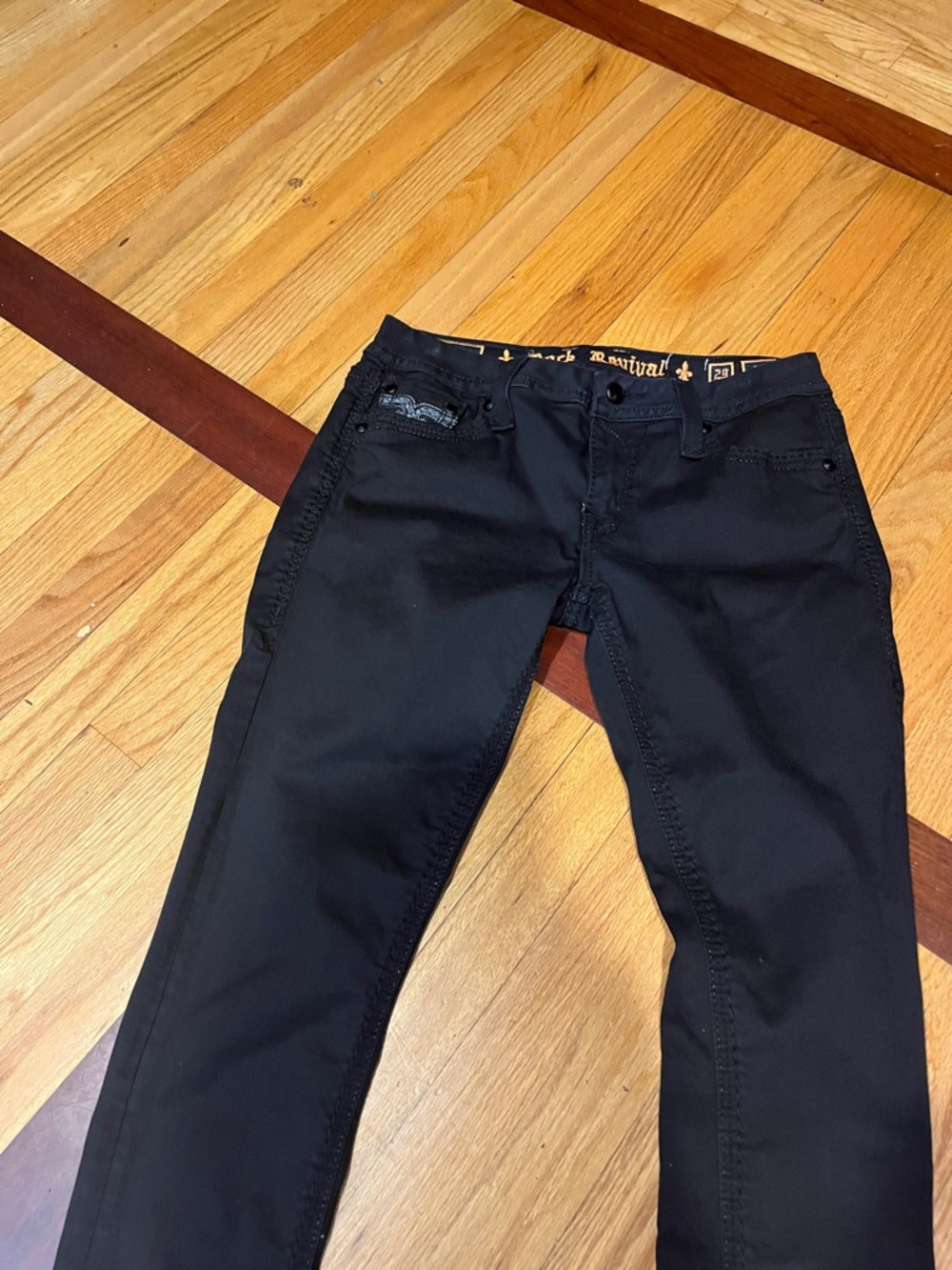 Rock Revival Black Cropped Ankle Pants
